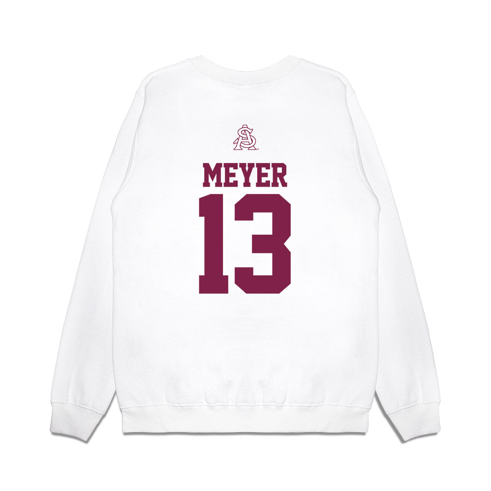 Arizona State - NCAA Baseball : Tyler Meyer - USA Raglan Premium Crewneck Sweatshirt-1