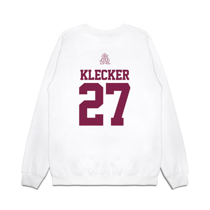 Arizona State - NCAA Baseball : Kole Klecker - USA Raglan Premium Crewneck Sweatshirt-1