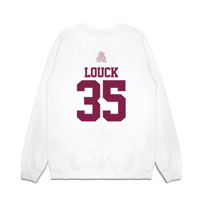 Arizona State - NCAA Baseball : Brady Louck - USA Raglan Premium Crewneck Sweatshirt-1