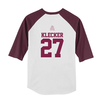 Arizona State - NCAA Baseball : Kole Klecker - USA Raglan Youth Raglan T-Shirt-1