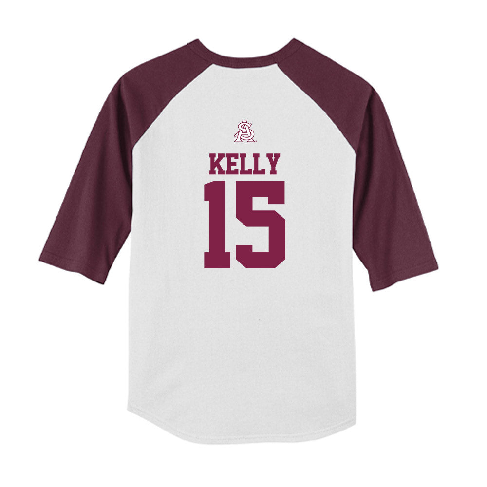 Arizona State - NCAA Baseball : Lucas Kelly - USA Raglan Youth Raglan T-Shirt-1