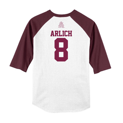 Arizona State - NCAA Baseball : Max Arlich - USA Raglan Raglan Shirt-1