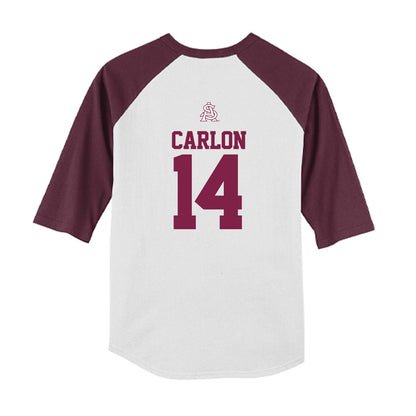 Arizona State - NCAA Baseball : Cole Carlon - USA Raglan Youth Raglan T-Shirt-1