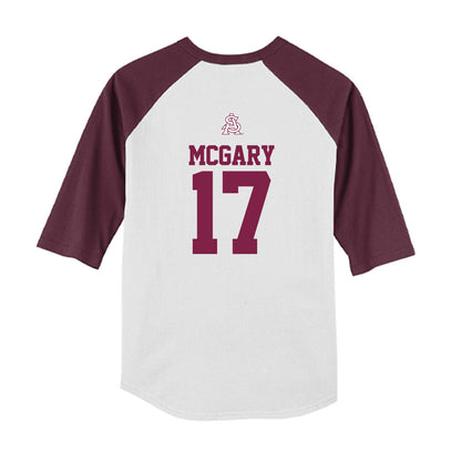 Arizona State - NCAA Baseball : Ky McGary - USA Raglan Youth Raglan T-Shirt-1