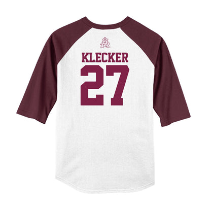 Arizona State - NCAA Baseball : Kole Klecker - USA Raglan Raglan Shirt-1
