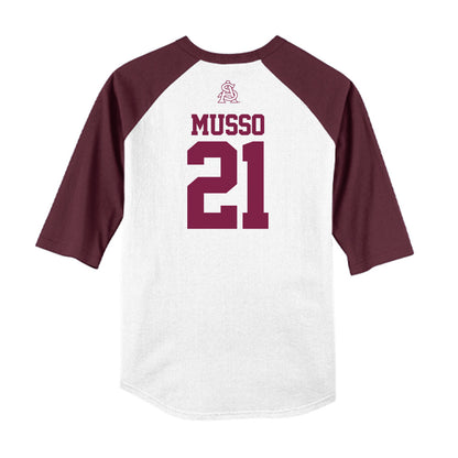 Arizona State - NCAA Baseball : Austin Musso - USA Raglan Raglan Shirt-1