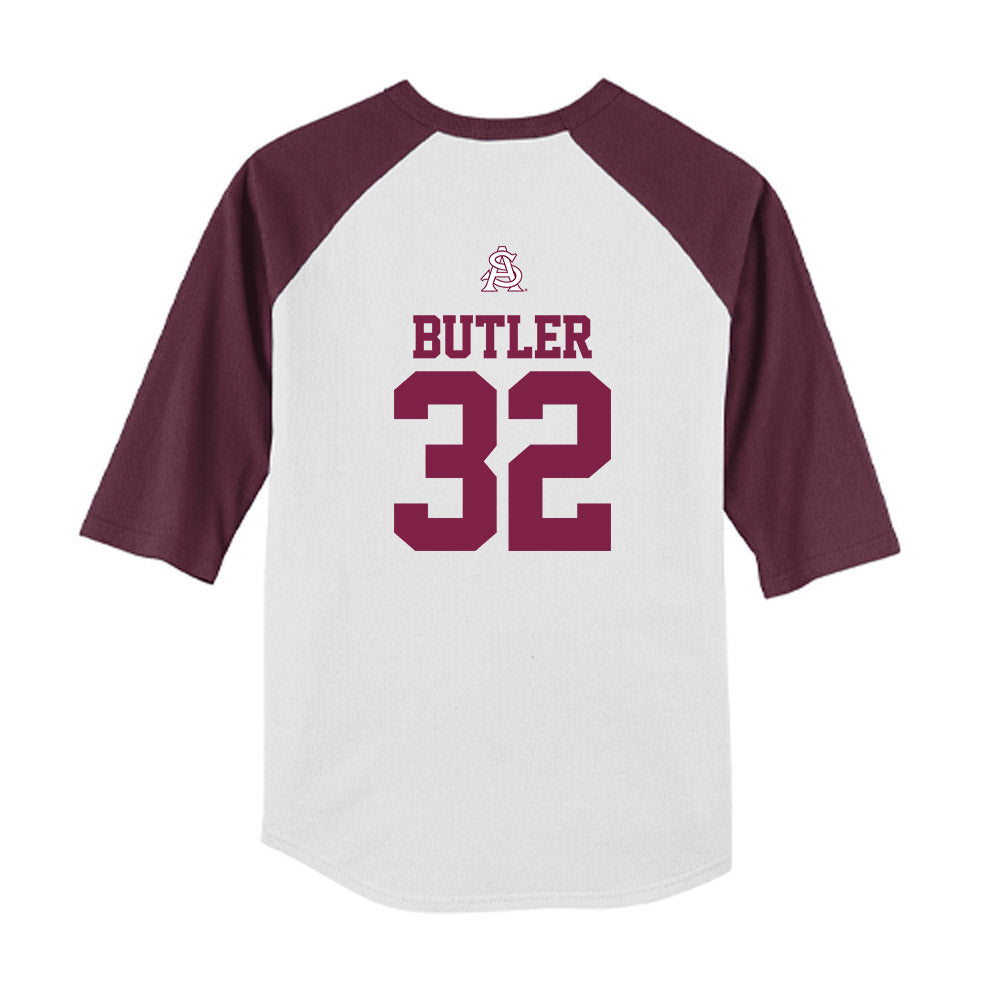 Arizona State - NCAA Baseball : Joshua Butler - USA Raglan Youth Raglan T-Shirt-1