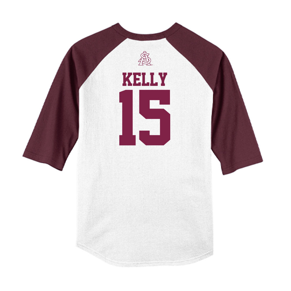 Arizona State - NCAA Baseball : Lucas Kelly - USA Raglan Raglan Shirt-1