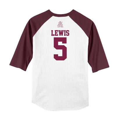 Arizona State - NCAA Baseball : Brenden Lewis - USA Raglan Raglan Shirt-1