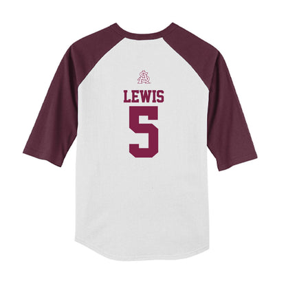 Arizona State - NCAA Baseball : Brenden Lewis - USA Raglan Youth Raglan T-Shirt-1