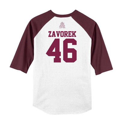 Arizona State - NCAA Baseball : Beckett Zavorek - USA Raglan Raglan Shirt-1
