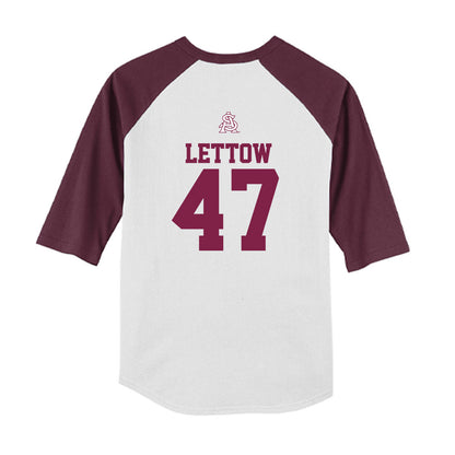 Arizona State - NCAA Baseball : Rohan Lettow - USA Raglan Youth Raglan T-Shirt-1