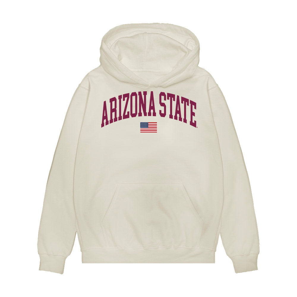 Arizona State - NCAA Baseball : Joshua Butler - USA Raglan Premium Hooded Sweatshirt-0