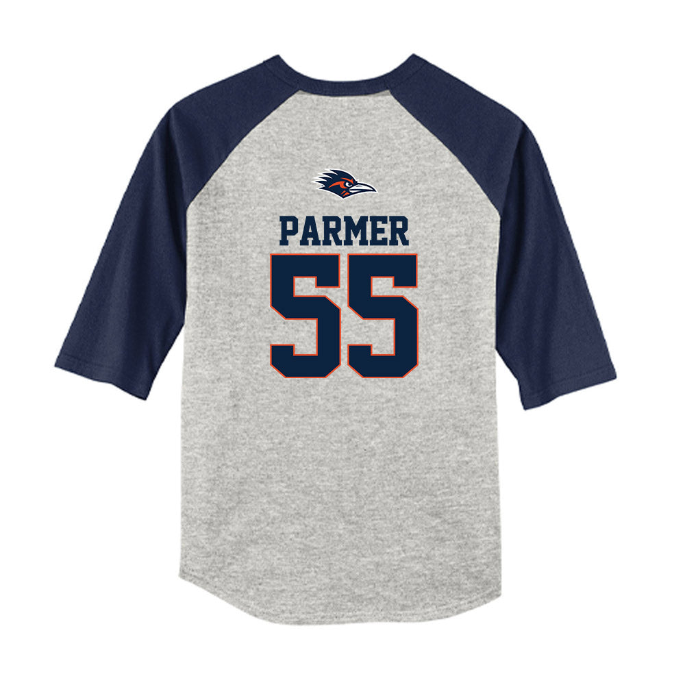 UTSA - NCAA Baseball : Broc Parmer - USA Raglan Youth Raglan T-Shirt-1