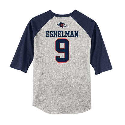 UTSA - NCAA Baseball : Aidan Eshelman - USA Raglan Raglan Shirt-1