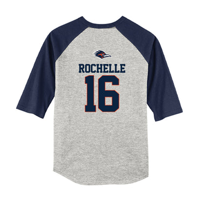 UTSA - NCAA Baseball : Todd Rochelle - USA Raglan Youth Raglan T-Shirt-1