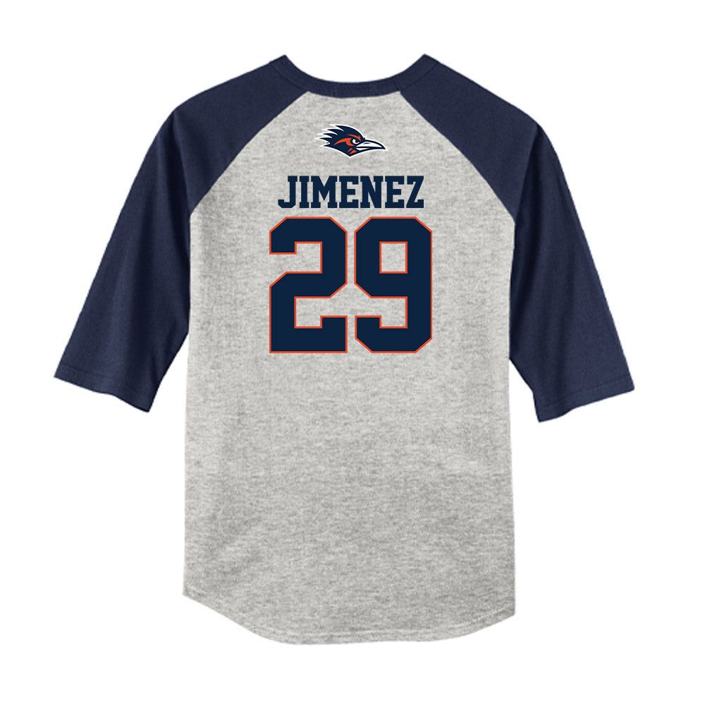 UTSA - NCAA Baseball : Jacob Jimenez - USA Raglan Raglan Shirt-1