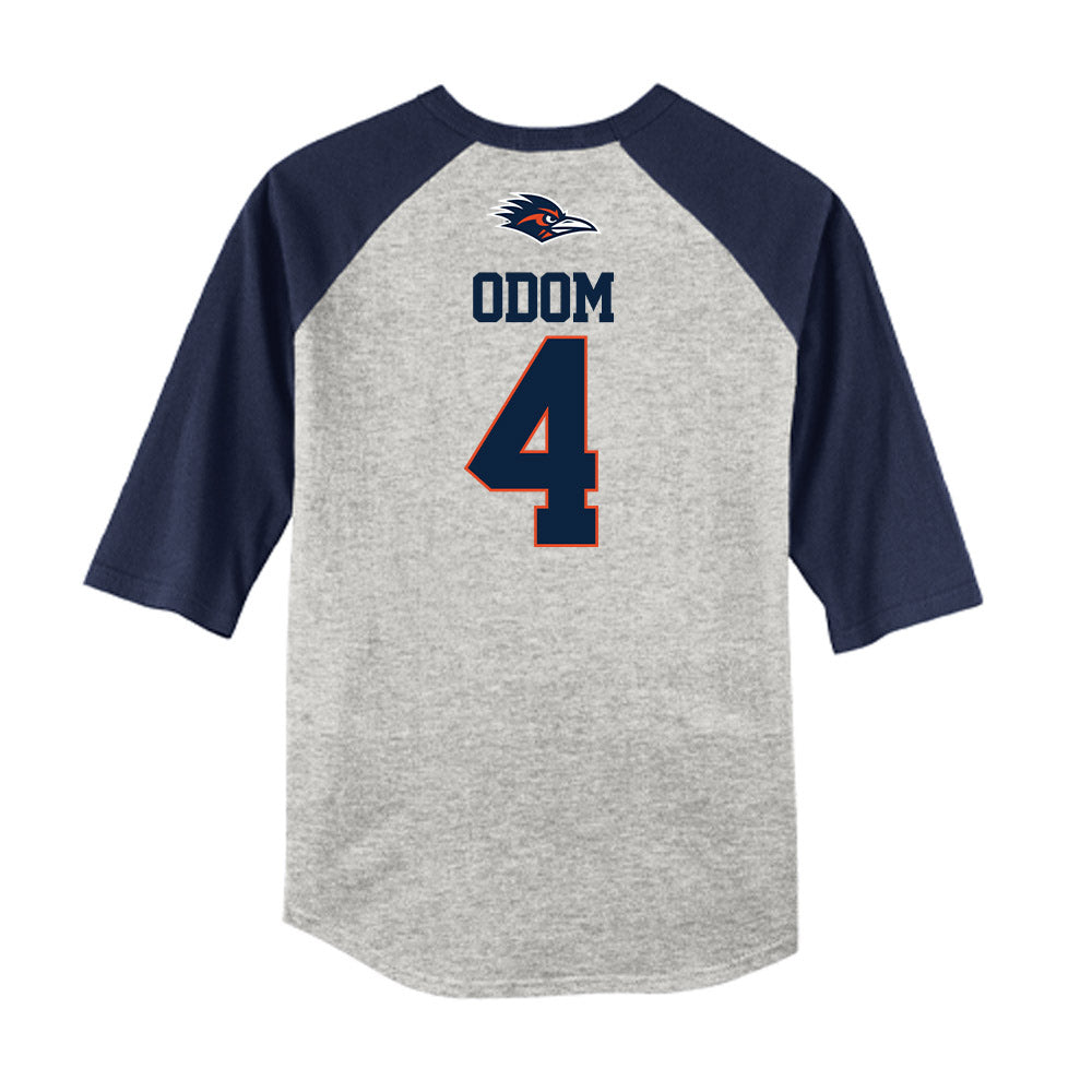 UTSA - NCAA Baseball : Tye Odom - USA Raglan Raglan Shirt-1