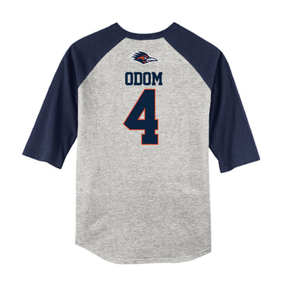 UTSA - NCAA Baseball : Tye Odom - USA Raglan Raglan Shirt-1