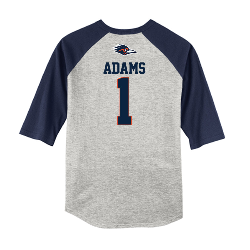 UTSA - NCAA Baseball : Peyton Adams - USA Raglan Raglan Shirt-1