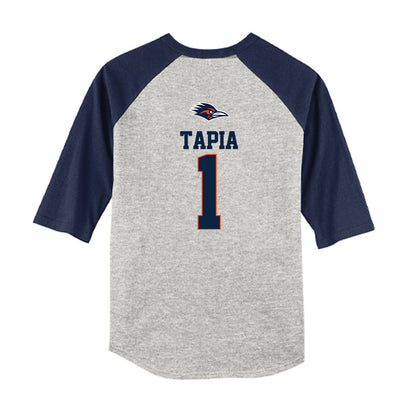 UTSA - NCAA Baseball : Jonathan Tapia - USA Raglan Youth Raglan T-Shirt-1