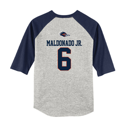 UTSA - NCAA Baseball : John Maldonado Jr. - USA Raglan Youth Raglan T-Shirt-1