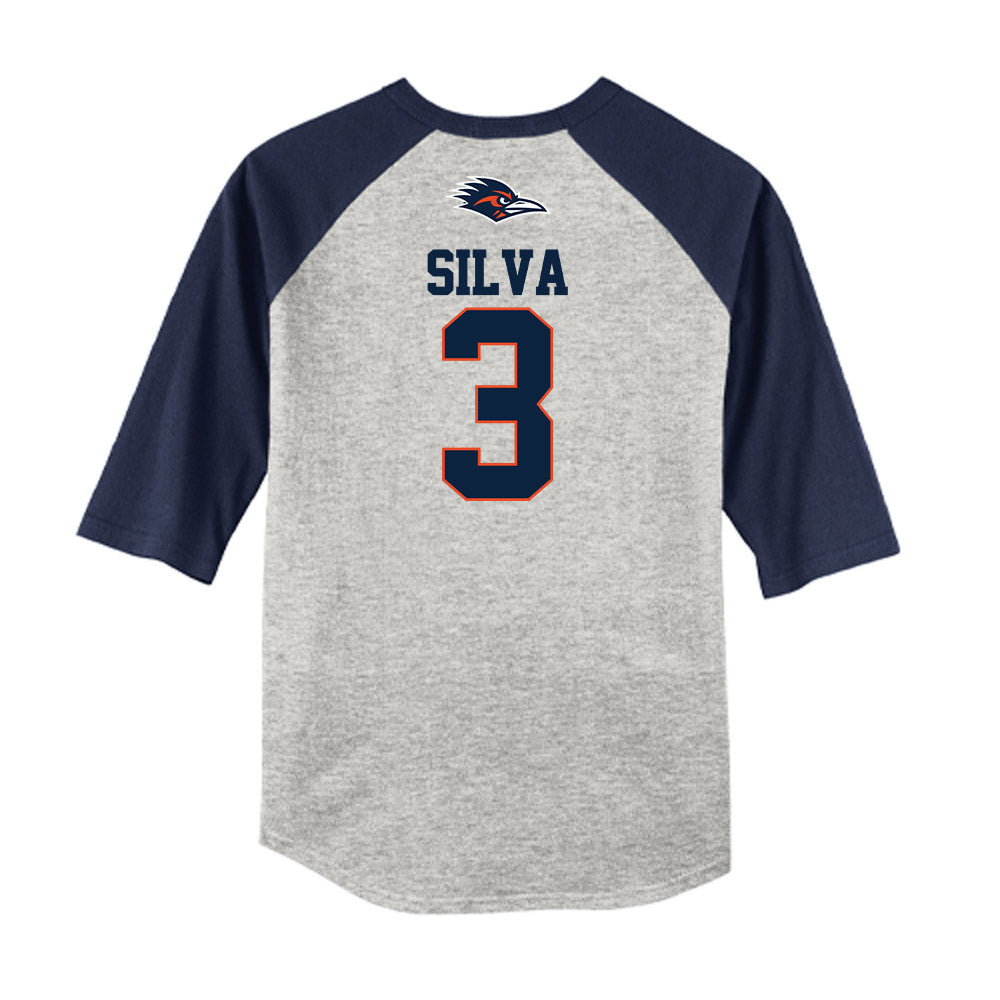 UTSA - NCAA Baseball : Jacob Silva - USA Raglan Raglan Shirt-1