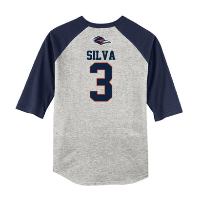 UTSA - NCAA Baseball : Jacob Silva - USA Raglan Raglan Shirt-1