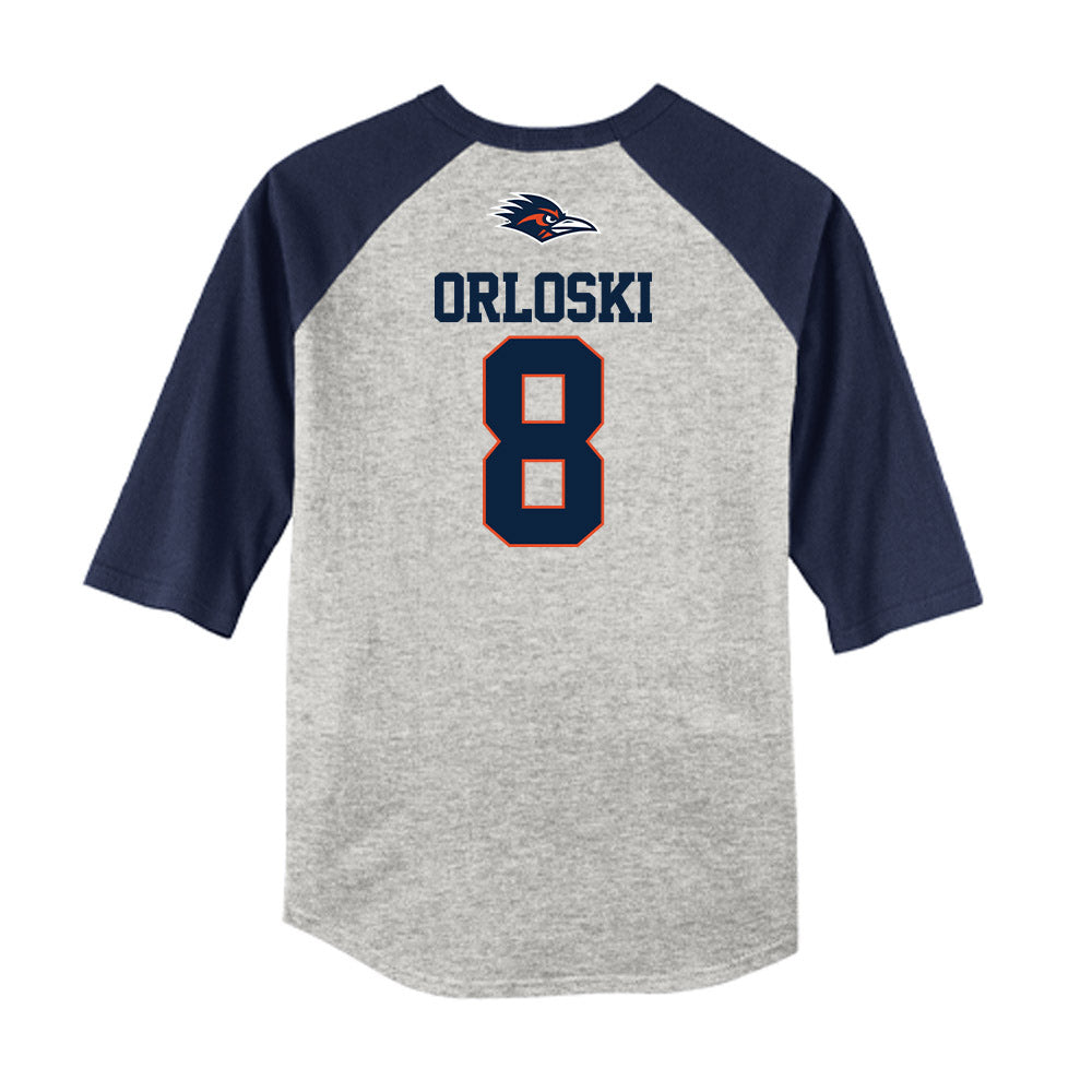UTSA - NCAA Baseball : Robert Orloski - USA Raglan Raglan Shirt-1