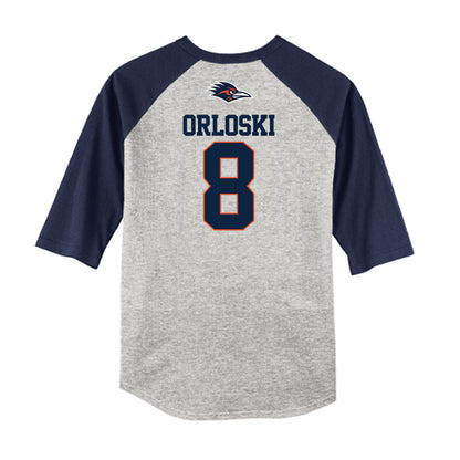 UTSA - NCAA Baseball : Robert Orloski - USA Raglan Raglan Shirt-1