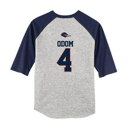 UTSA - NCAA Baseball : Tye Odom - USA Raglan Youth Raglan T-Shirt-1