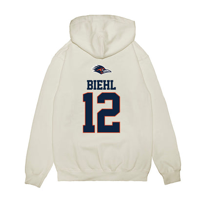 UTSA - NCAA Baseball : Austin Biehl - USA Raglan Premium Hooded Sweatshirt-1