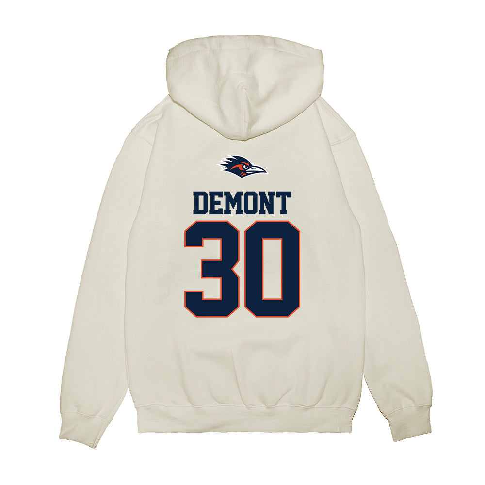 UTSA - NCAA Baseball : Cody DeMont - USA Raglan Premium Hooded Sweatshirt-1
