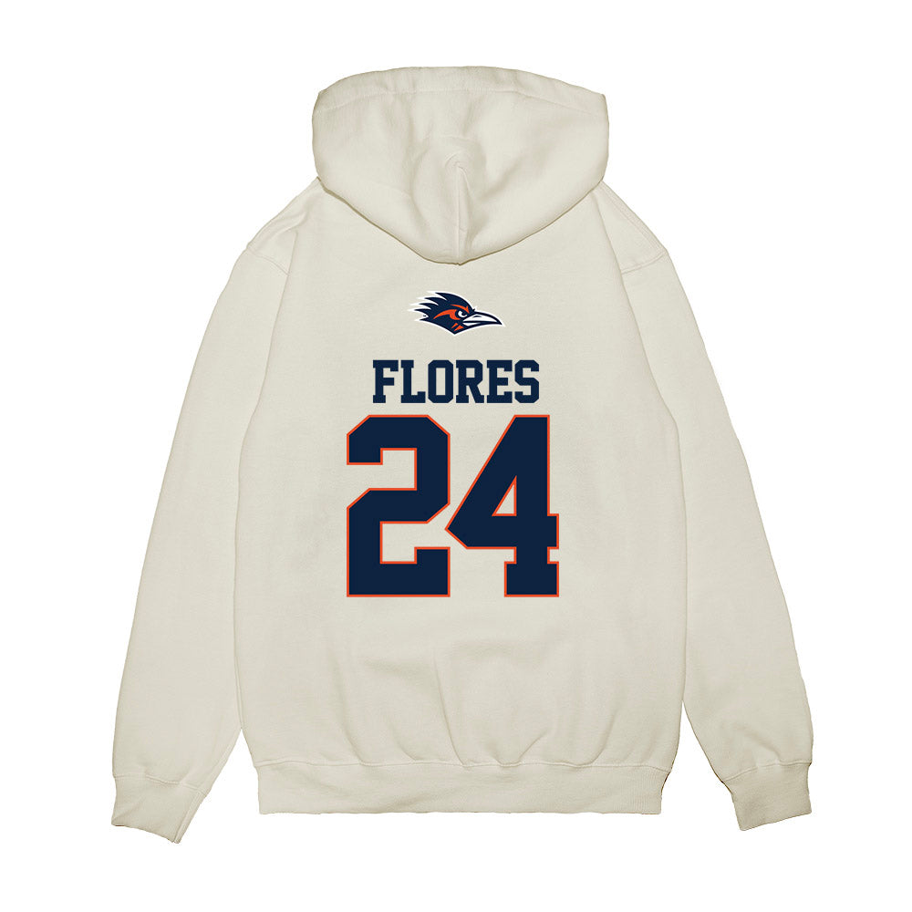UTSA - NCAA Baseball : Ryan Flores - USA Raglan Premium Hooded Sweatshirt-1