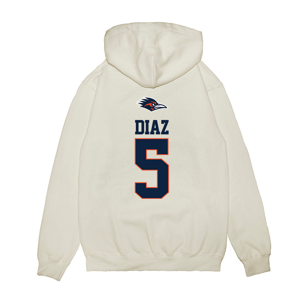 UTSA - NCAA Baseball : Diego Diaz - USA Raglan Premium Hooded Sweatshirt-1