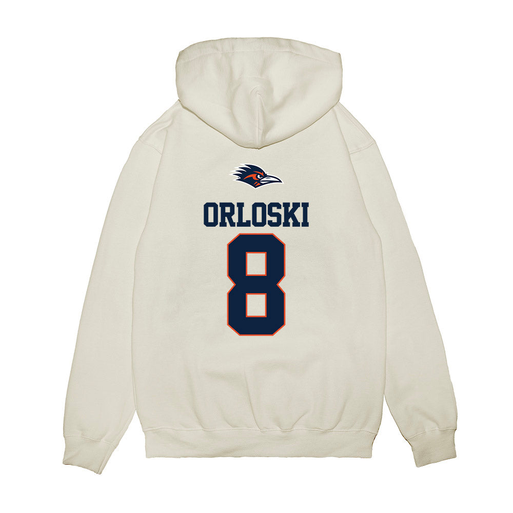 UTSA - NCAA Baseball : Robert Orloski - USA Raglan Premium Hooded Sweatshirt-1