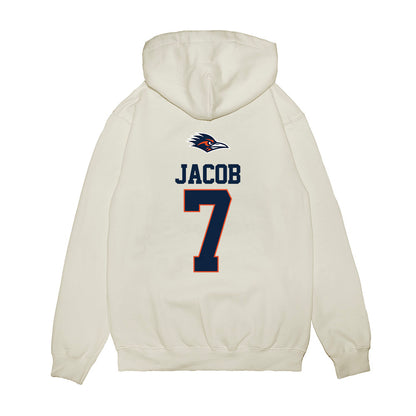 UTSA - NCAA Baseball : Mason Jacob - USA Raglan Premium Hooded Sweatshirt-1
