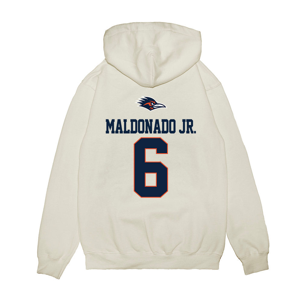UTSA - NCAA Baseball : John Maldonado Jr. - USA Raglan Premium Hooded Sweatshirt-1
