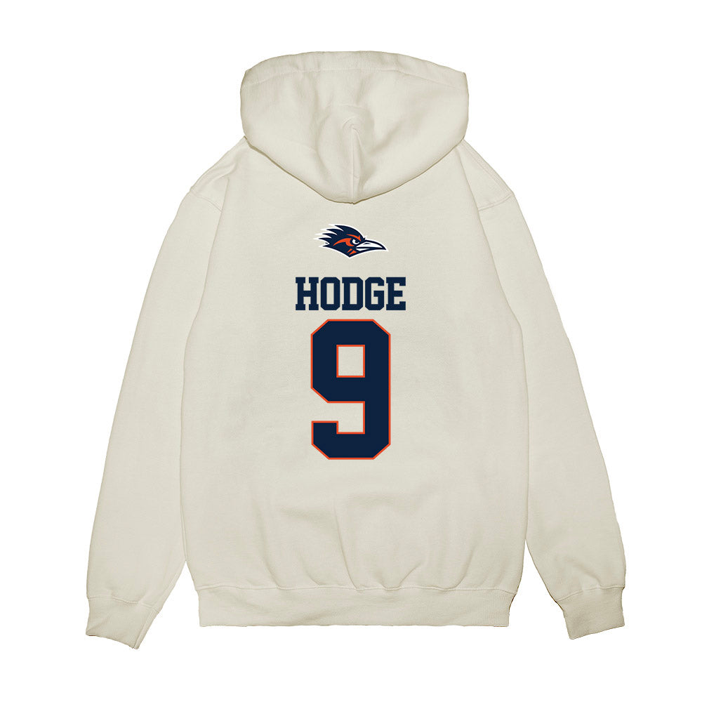 UTSA - NCAA Baseball : Ty Hodge - USA Raglan Premium Hooded Sweatshirt-1