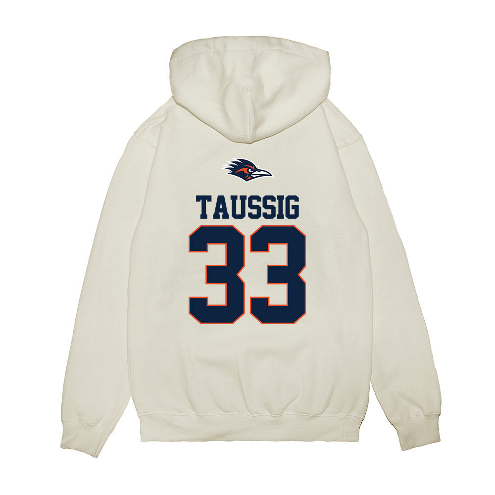 UTSA - NCAA Baseball : James Taussig - USA Raglan Premium Hooded Sweatshirt-1