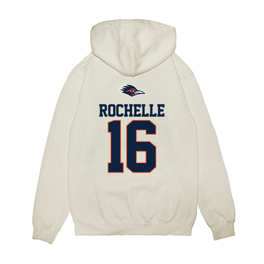 UTSA - NCAA Baseball : Todd Rochelle - USA Raglan Premium Hooded Sweatshirt-1