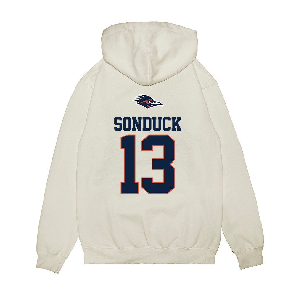 UTSA - NCAA Baseball : Kyle Sonduck - USA Raglan Premium Hooded Sweatshirt-1