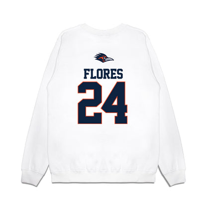 UTSA - NCAA Baseball : Ryan Flores - USA Raglan Premium Crewneck Sweatshirt-1