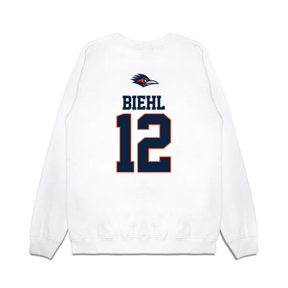 UTSA - NCAA Baseball : Austin Biehl - USA Raglan Premium Crewneck Sweatshirt-1