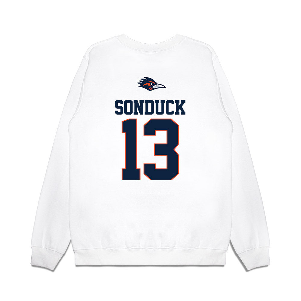 UTSA - NCAA Baseball : Kyle Sonduck - USA Raglan Premium Crewneck Sweatshirt-1