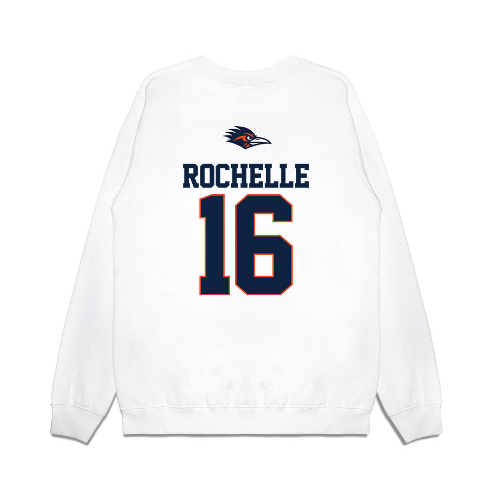 UTSA - NCAA Baseball : Todd Rochelle - USA Raglan Premium Crewneck Sweatshirt-1