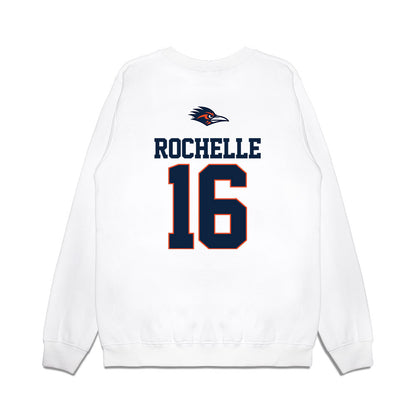 UTSA - NCAA Baseball : Todd Rochelle - USA Raglan Premium Crewneck Sweatshirt-1