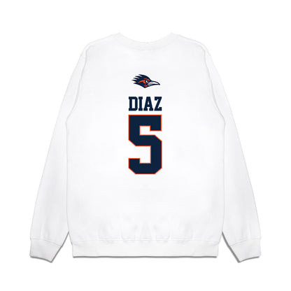 UTSA - NCAA Baseball : Diego Diaz - USA Raglan Premium Crewneck Sweatshirt-1