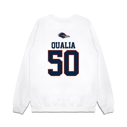 UTSA - NCAA Baseball : Jake Qualia - USA Raglan Premium Crewneck Sweatshirt-1