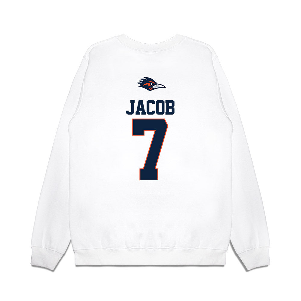 UTSA - NCAA Baseball : Mason Jacob - USA Raglan Premium Crewneck Sweatshirt-1